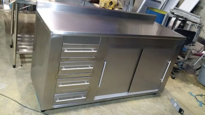 Gabinete industrial em aço inox sob medida diversos modelos