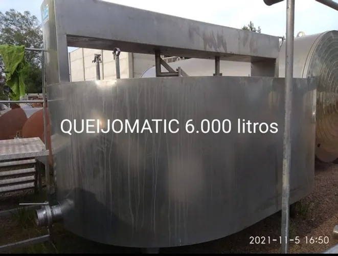 Filadeira Mussarela Tacho cozimento vacuo vapor queijomatic usada 