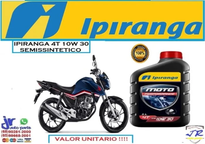 Oleo Ipiranga Moto 4T 10W30 Titan 2020