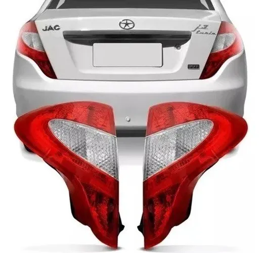 Par Lanterna Traseira Jac J3 Sedan 2010 2011 2013 2014 2015