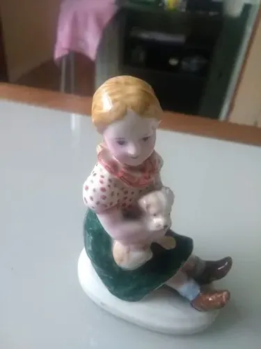 BIBELO MENINA E SEU CACHORRO ANOS 60.