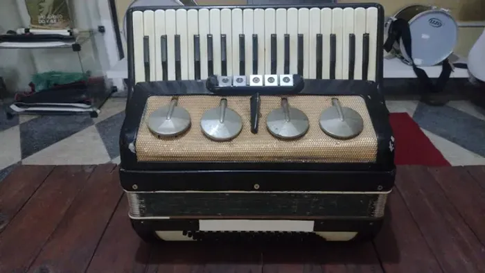 ACORDEON SANFONA SCALA 80 BAIXOS. IDEAL PARA ESTUDOS .. AQUI TEM AULAS DE SANFONA ?