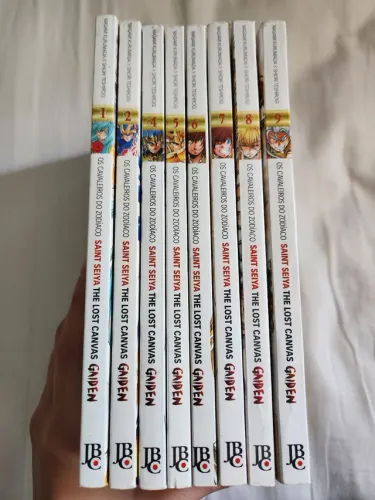 Mangá Cavaleiros do Zodíaco The Lost Canvas Gaiden - 1, 2 e 4 a 9