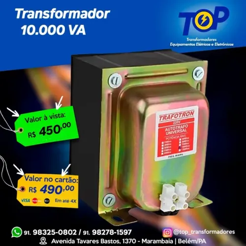 Transformador 10.000va Bivolt