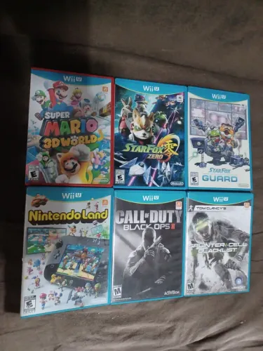 Combo de 6 jogos para nitendo wii u
