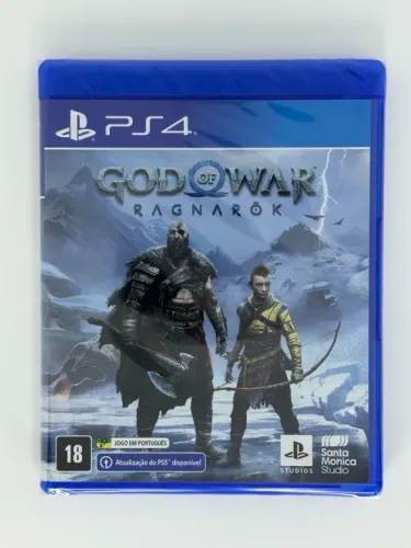 God of War Ragnarok PS4 Lacrado (Leia a descrição)