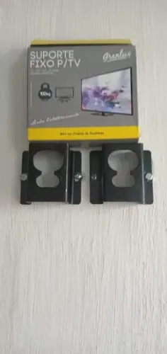 Suporte para tv instalado 