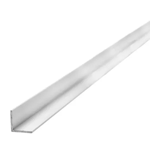 Cantoneira 1'' 25mm x 25mm em Alumínio Branca Libra Comprimento 6 Metros