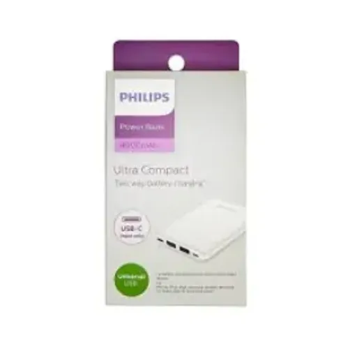 CARREGADOR PORTATIL POWER BANK 4000 MAH PHILIPS DLP1705CW/97