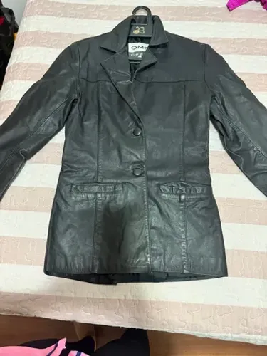 Casaco feminino - couro legítimo 