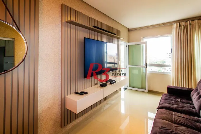 Apartamento com 2 dormitórios à venda, 74 m² por R$ 780.000,00 - Vila Matias - Santos/SP