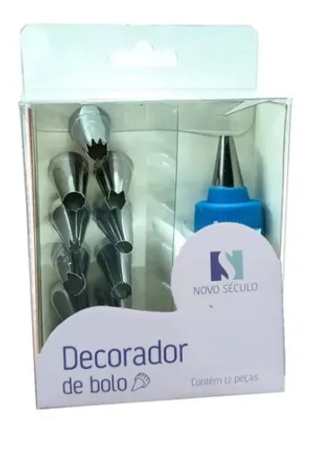 Decorador De Bolo C/ 12 Peças Novo Século