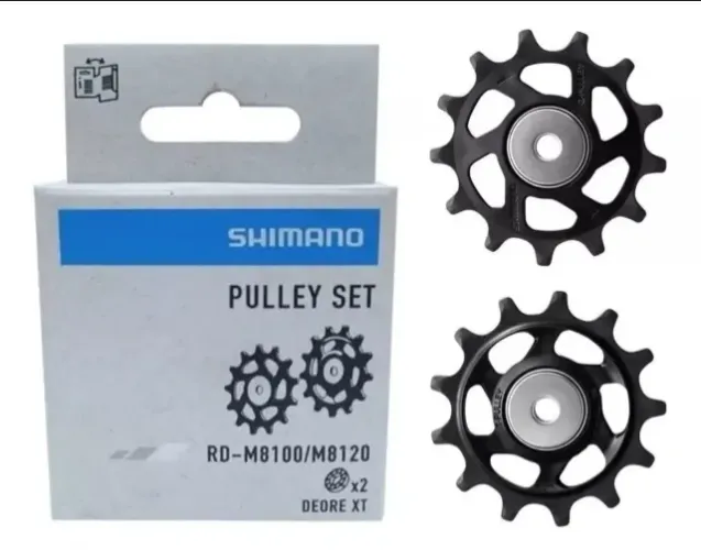 Roldana, polia cambio traseiro Shimano linha Deore XT 8100 original made in Japan