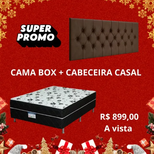 Promoção de cama box +cabeceira