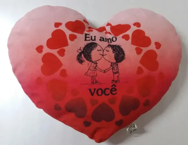 Almofada de Coração (de pelúcia)