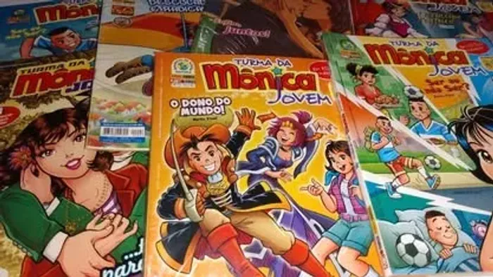 lote Gibi HQ Turma da mônica Jovem Luluzinha Tina