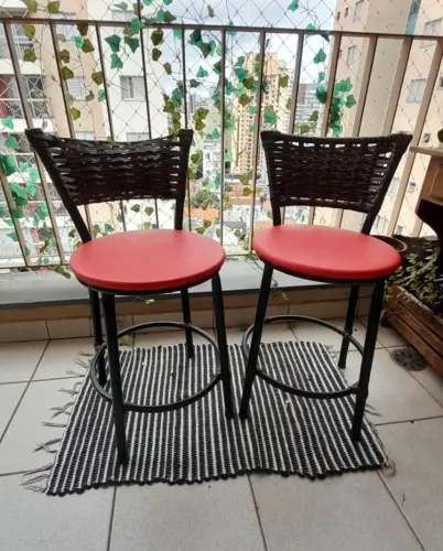 Kit 2 Banquetas Baixa Bistro