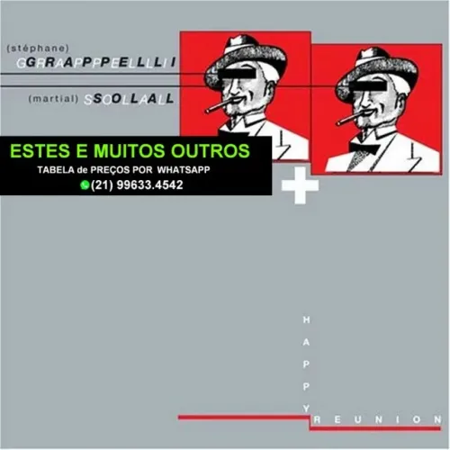5 Cds do violinista de Jazz Stephane Grappelli. Mais de 900 cds e dvds disponíveis.