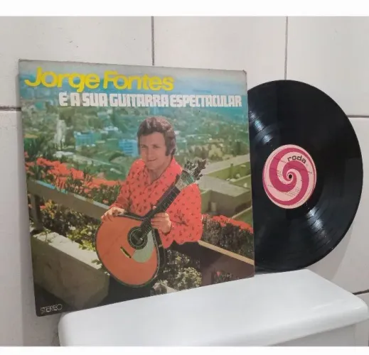LP Jorge Fontes e a sua guitarra espetacular (1975) Raridade/ Ótimo/ Malmsteen