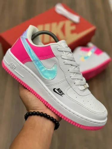 Nike Air Force 1 Low - Rosa e Branco
