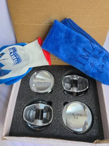 Kit PISTÃO forjado para linha VW e Audi 1.8L TFSI 9.6. IMALE. Novo na caixa original