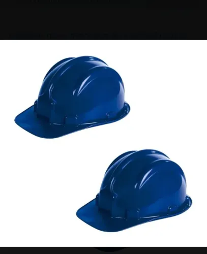 capacete de segurança para obra com carteira epi cor azul- escuro