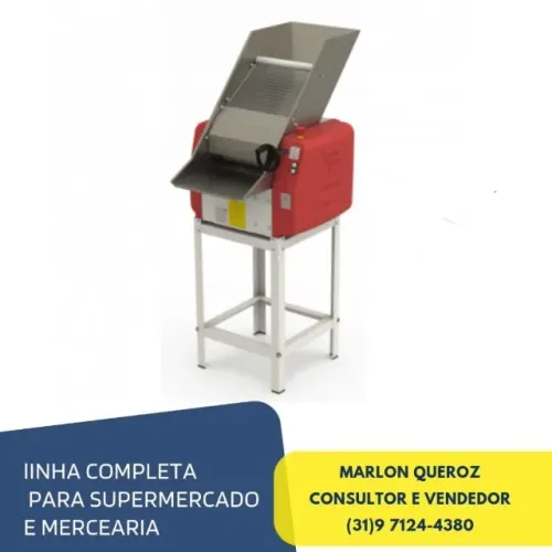 Cilindro de Massas Industrial 40 CM Braesi Monofásico Novo