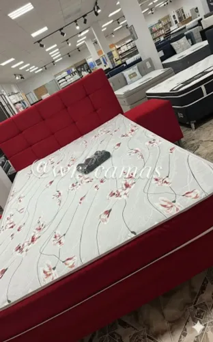 Cama box macia espuma nova entrega 