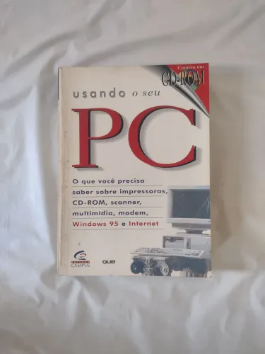 Livro "Usando o seu PC" - editora Campus - 1997 - 500 páginas e com CD