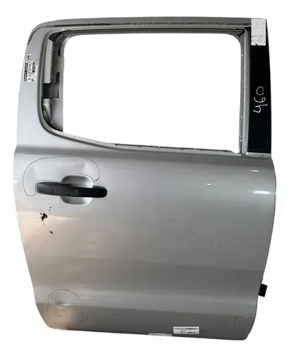 Porta Ranger 2014/15/2016 Traseira Direita Prata Avariada