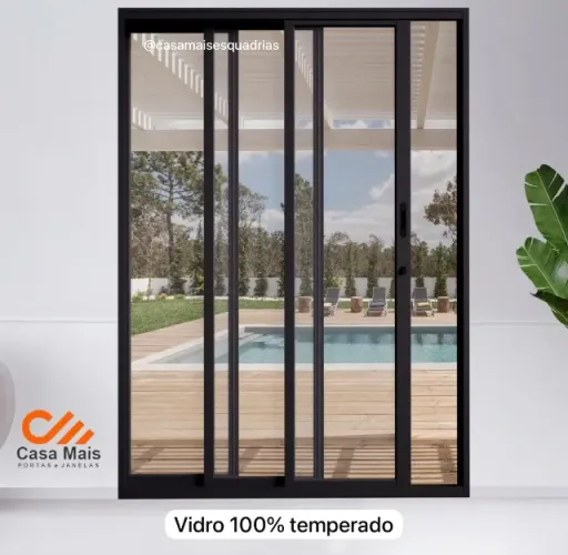PORTA DE VIDRO BLINDEX