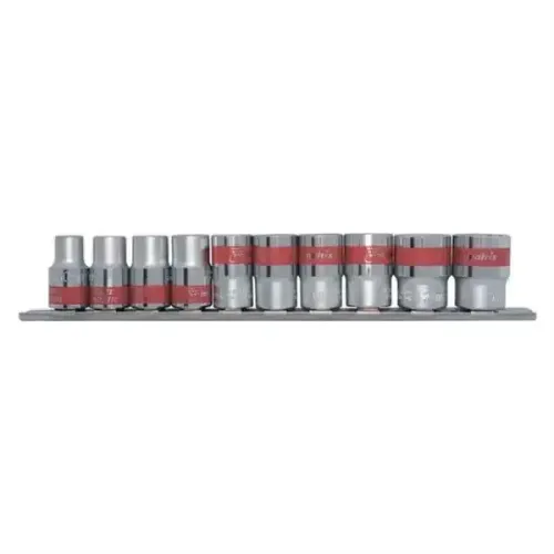 JOGO DE SOQUETE MTX SPLINE 1/2POL 10 A22MM