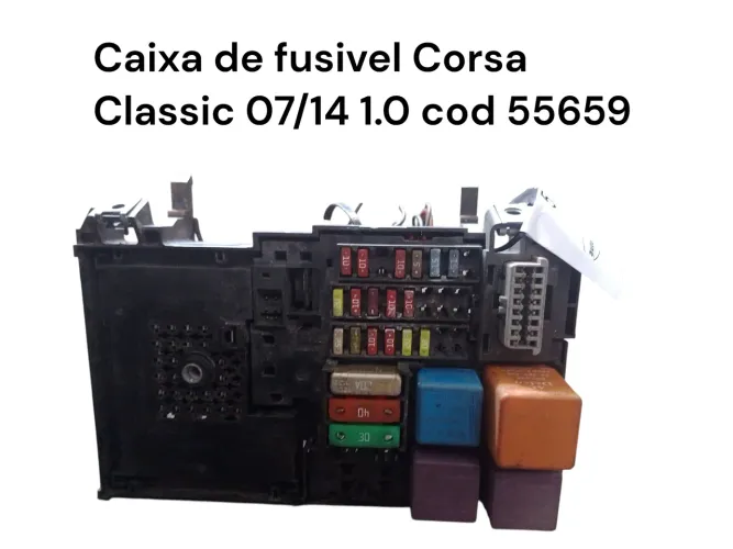 Caixa De Fusivel Corsa Classic 07/14 1.0 Cod 55659