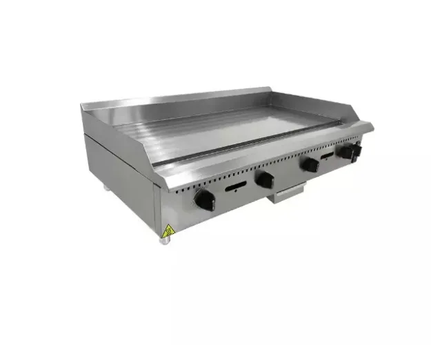 Chapa Manual de Mesa Prime 120 Borda anti-respingo em aço inoxidável 2,0 mm;