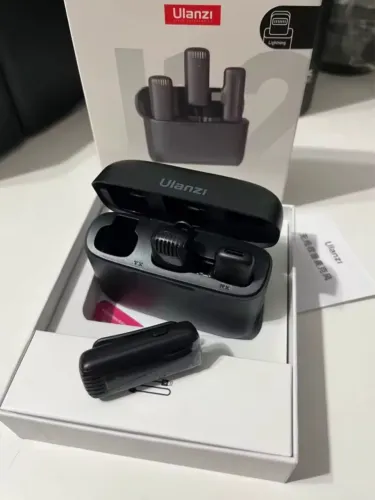 Microfone de Lapela Ulanzi J12 - Novo e Lacrado