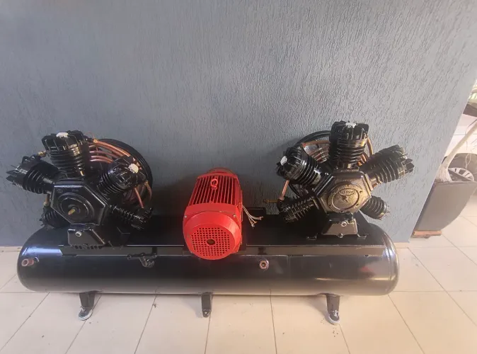 COMPRESSOR DE AR 120 PES WAYNE - COMPLETO C/CHAVE TRIÂNGULO 