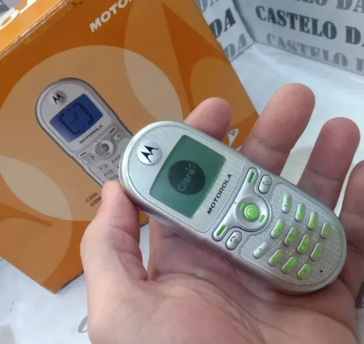 Motorola C200 ORIGINAL BRASIL celular antigo impecável claro relíquia