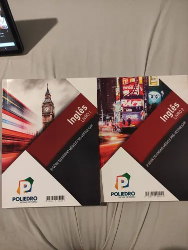 Livro Inglês Poliêdro 3ª Série e Pré-vestibular - Novo