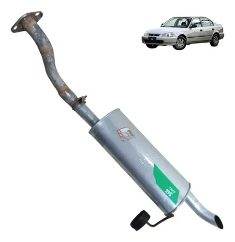 Escapamento Silencioso Traseiro Honda Civic 1996 2000