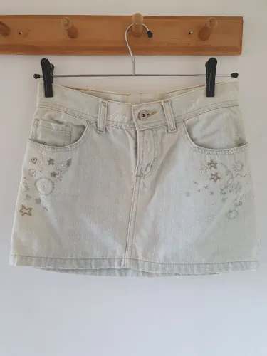 Saia jeans clara