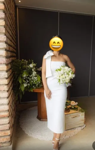 Vestido casamento civil