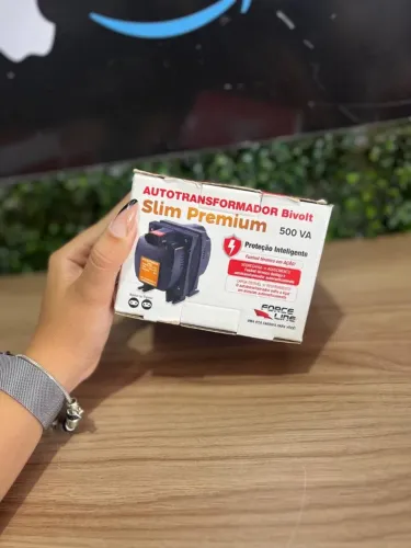  Autotransformador Bivolt Slim Premium - 500W - FORCE LINE