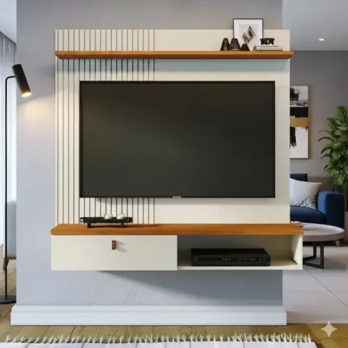 Painel Iris Cinamomo/Off White (PRODUTO COM ESTOQUE)