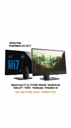 All in One Dell Inspiron 22 3277 Core i7 7300u