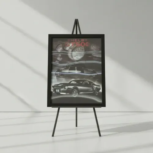Quadro Mustang GT500 Shelby 3D