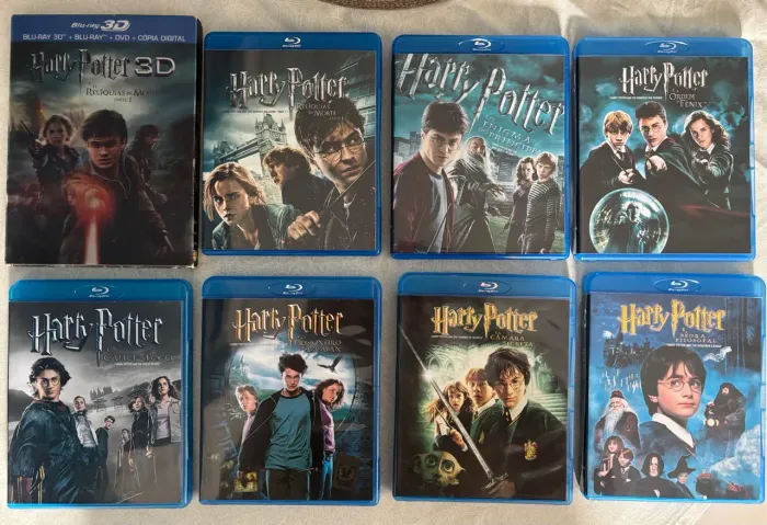 Coleção Harry Potter Blu-Ray Completa