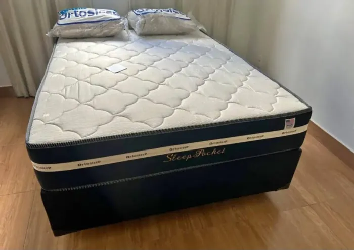 Cama Box OrtoSleep Sleep Pocket + brinde 