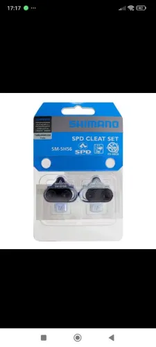 Taquinhos Shimano SM-SH56 SPD top zero na embalagem 