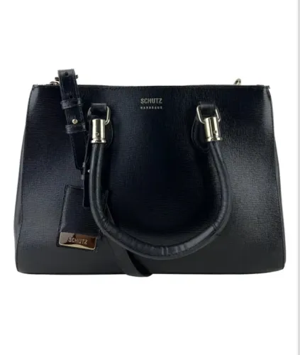 Bolsa Schutz Preta de Couro