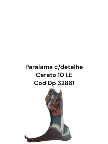 Paralama C/detalhe Cerato 10 Le Cod Dp 32861